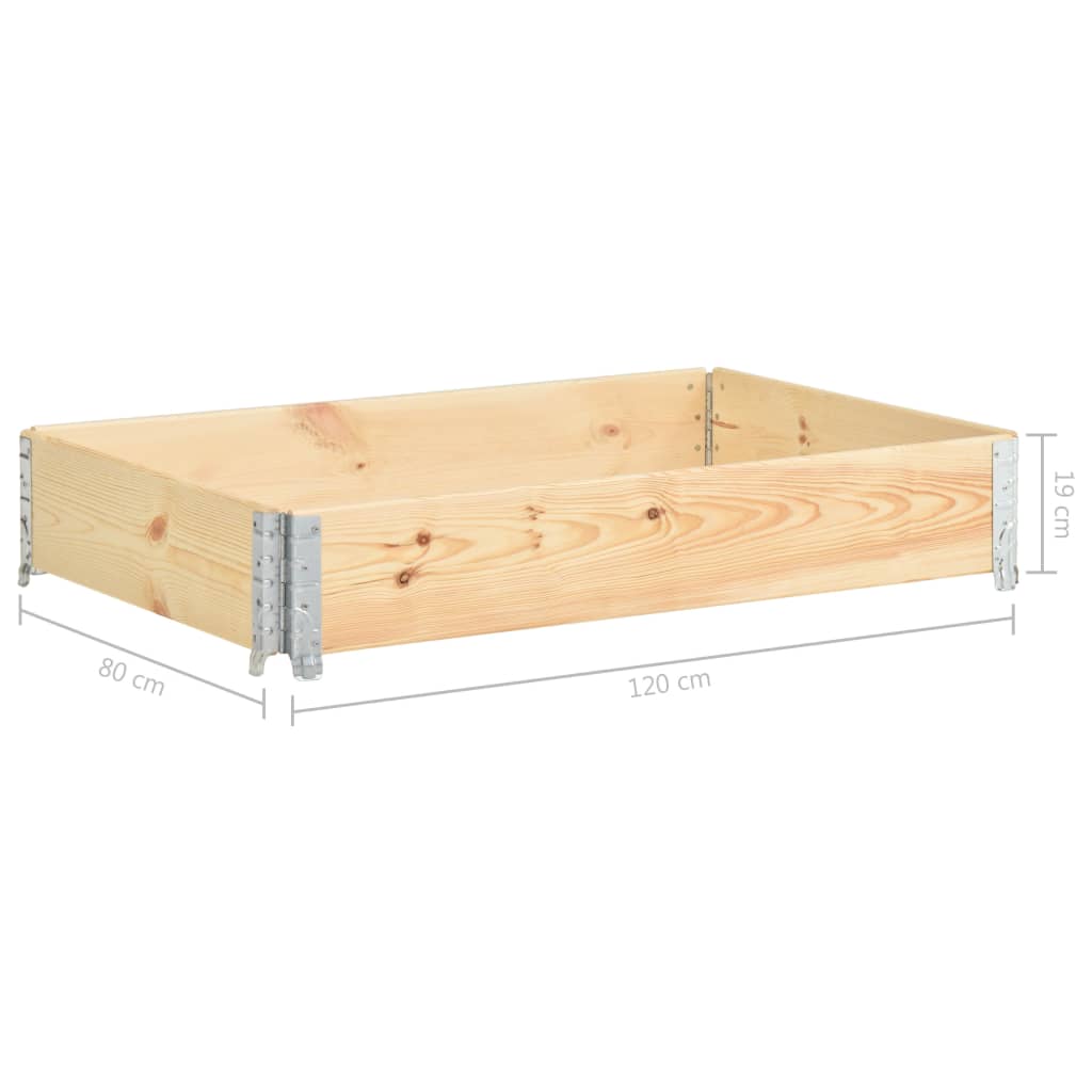 Upphöjd odlingsbädd 80x120 cm massiv furu