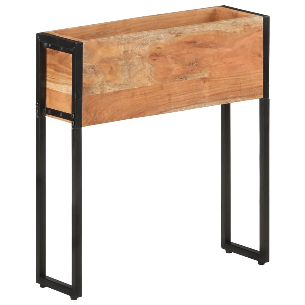 Odlingslåda 60x20x68 cm massivt akaciaträ