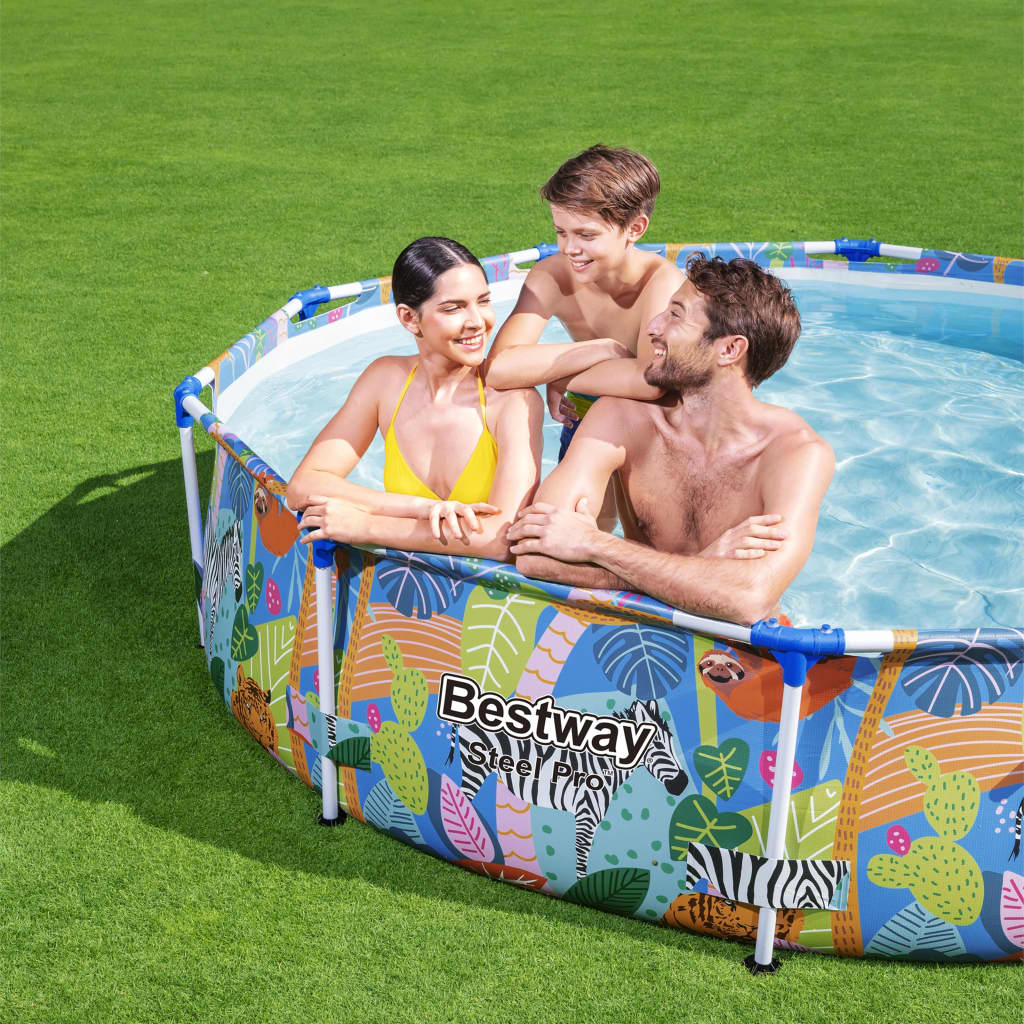 Bestway Pool med stålram Steel Pro 305x66 cm