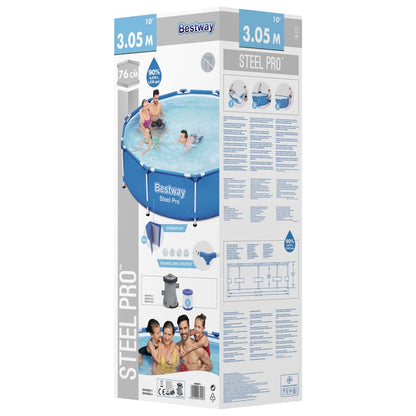 Bestway Pool med stålram Steel Pro 305x76 cm