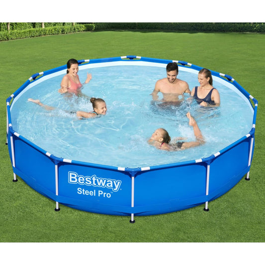 Bestway Pool med ram Steel Pro 366x76 cm