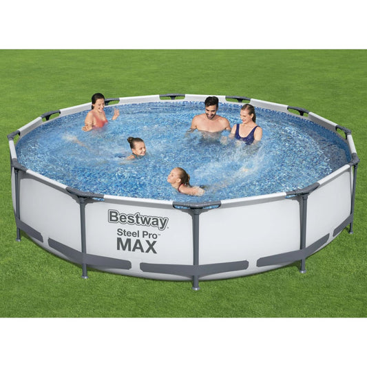 Bestway Pool med stålram Steel Pro MAX med tillbehör 366x76 cm