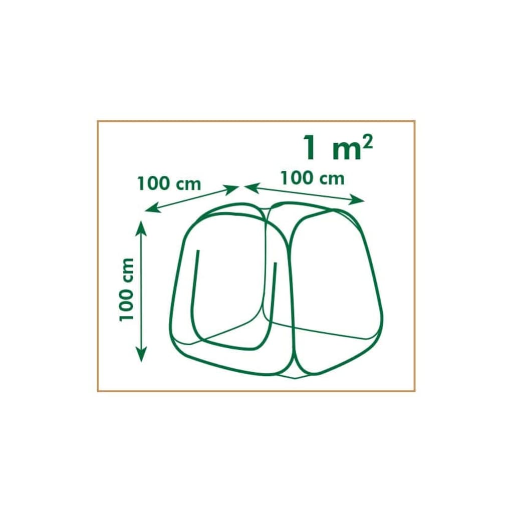 Växthus pop-up 100 x 100 x 100 cm 6020409