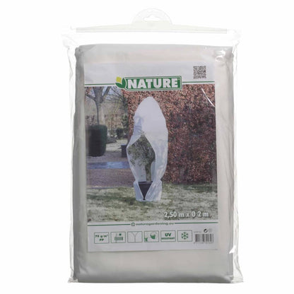 Nature Täckduk fleece med blixtlås 70 g/m² 2,5x2x2 m