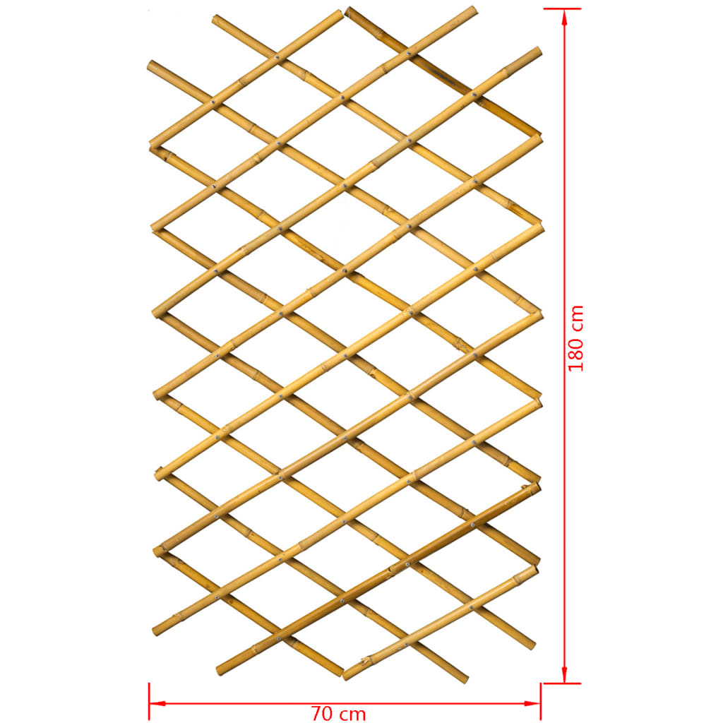 Spaljé trädgård 70x180 cm bambu 6040721