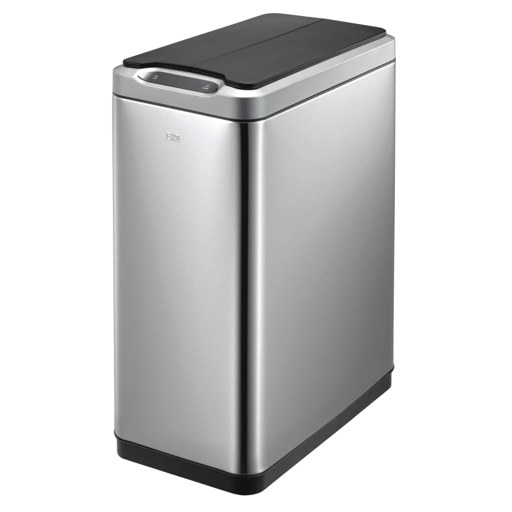 EKO Soptunna Phantom med sensor 2x20 L matt silver