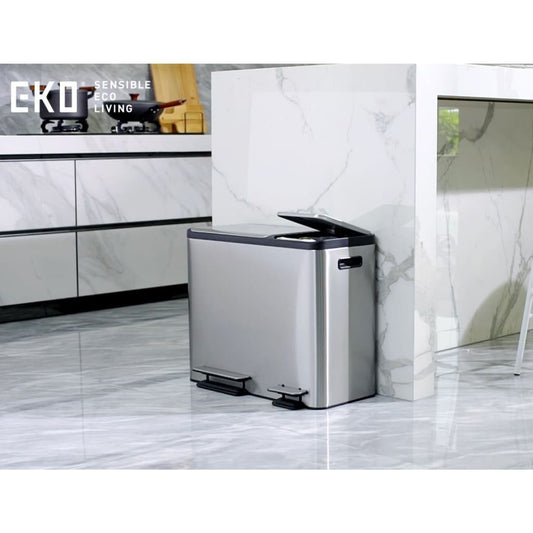 EKO Pedalhink EcoCasa 30+15 L matt silver