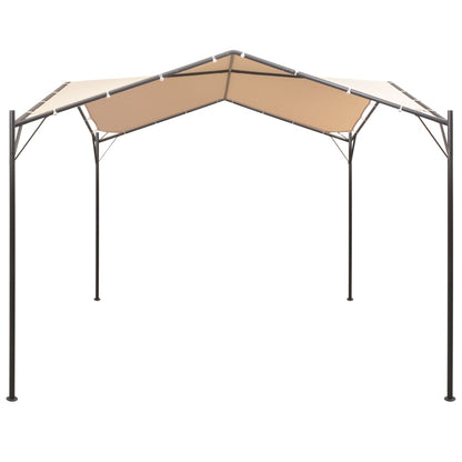 Paviljong 3x3 m stål beige