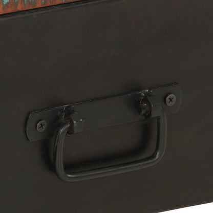 TV-bänk massivt återvunnet trä 120x30x40 cm