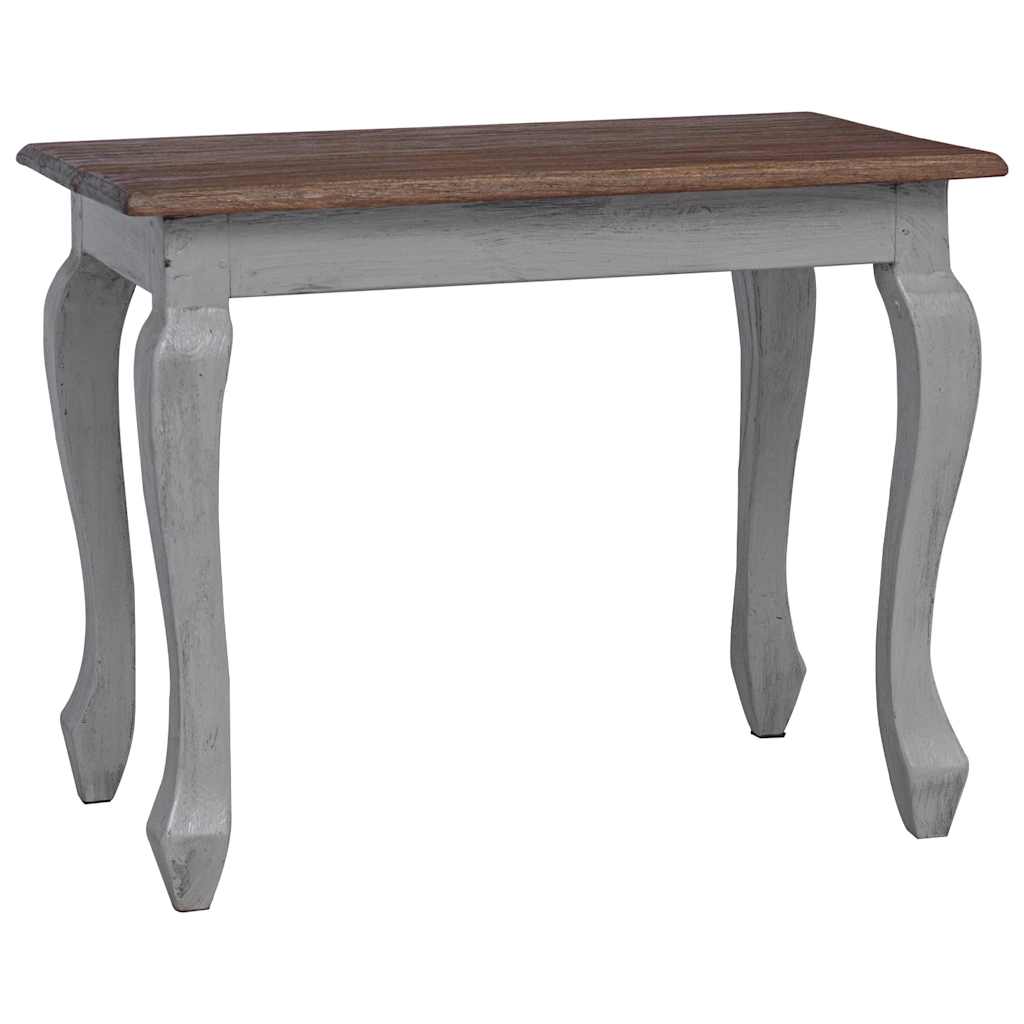 Satsbord 3 delar massivt mahognyträ