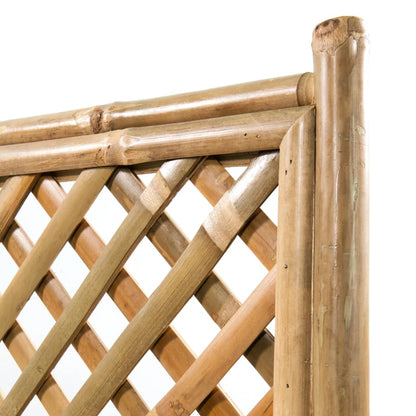 Odlingslåda med spaljé bambu 70 cm