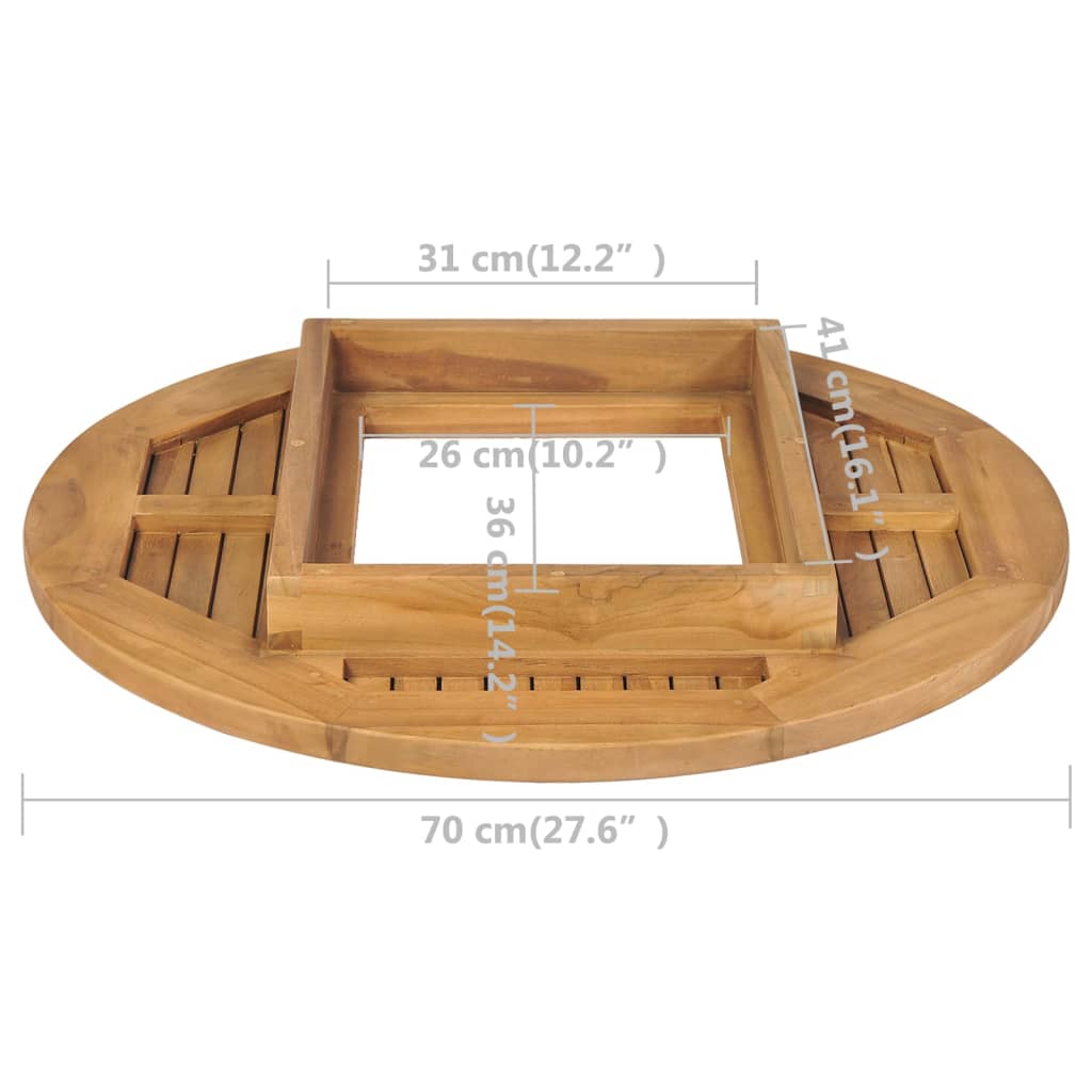 Bordsskiva för ölbackar 70 cm