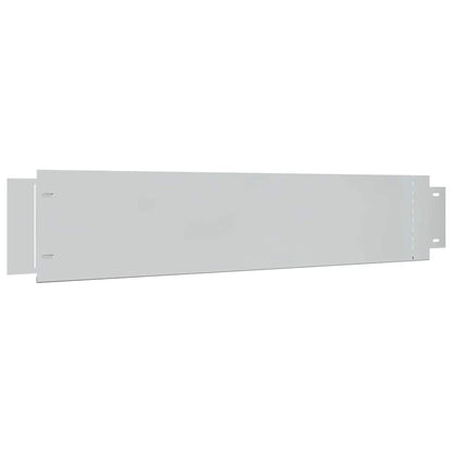 Rabattkanter 15 st galvaniserat stål 100x20 cm