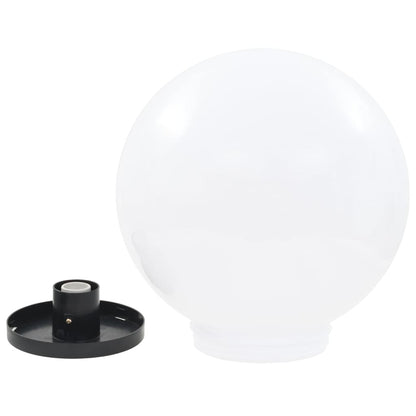 Globlampa LED set 2 st sfäriska 40 cm PMMA