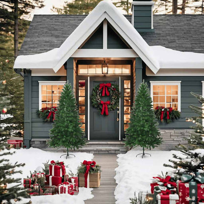 Plastgran verklighetstrogna barr 150 cm grön