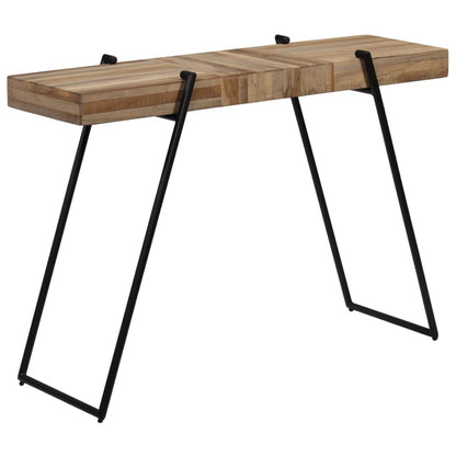 Konsolbord återvunnen teak 120x35x81 cm