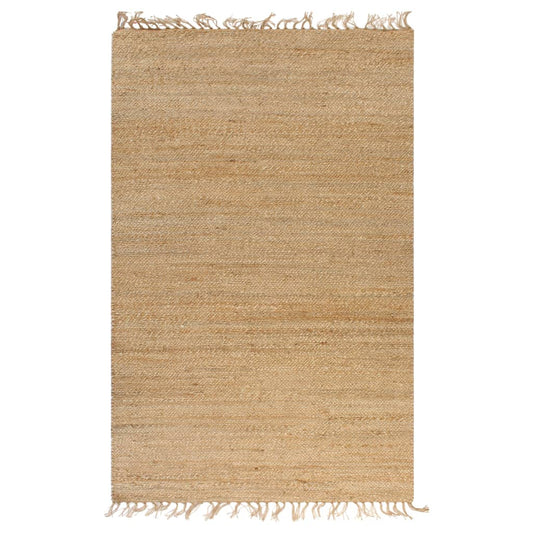 Matta handvävd jute 120x180 cm beige