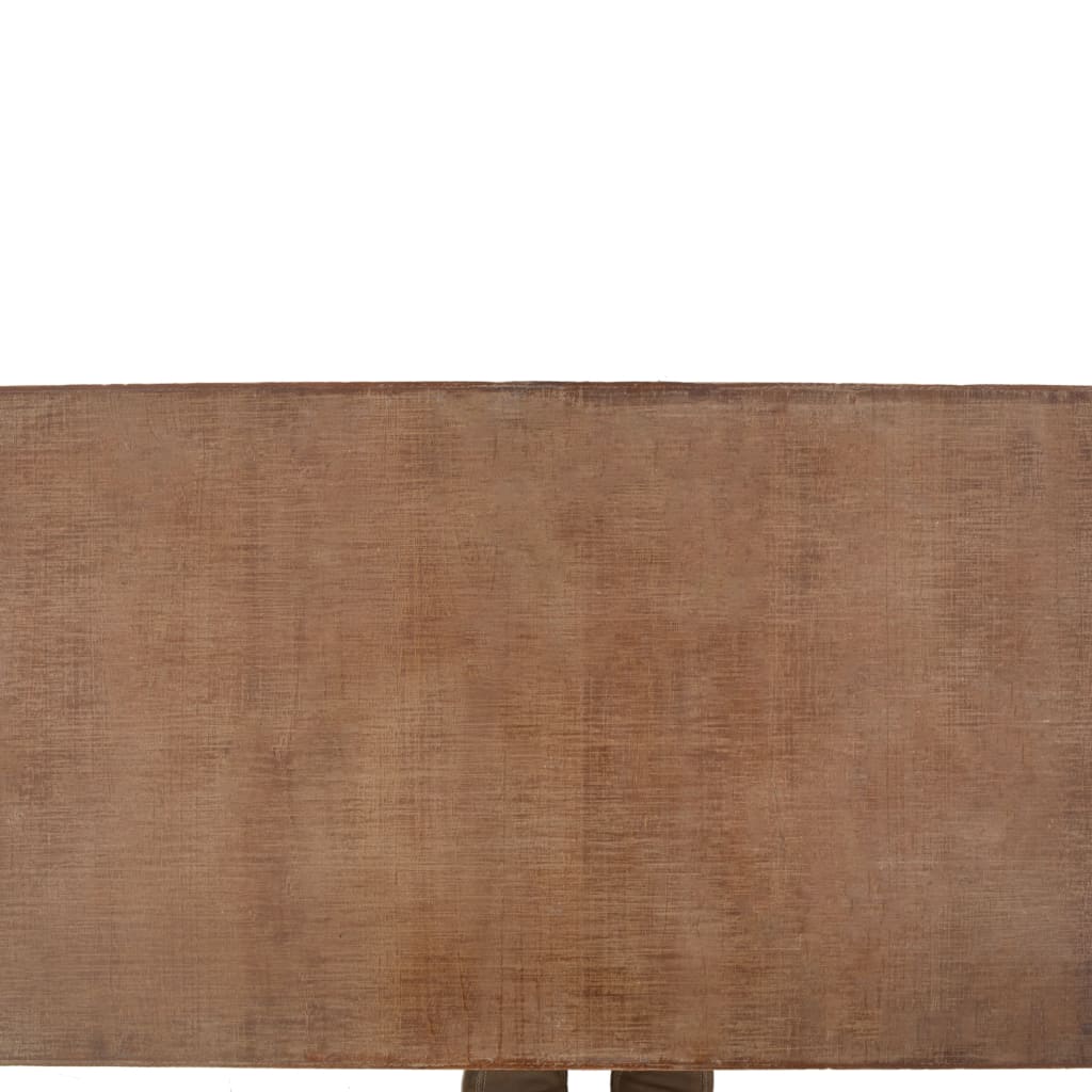 Soffbord massivt granträ 91x51x38 cm brun