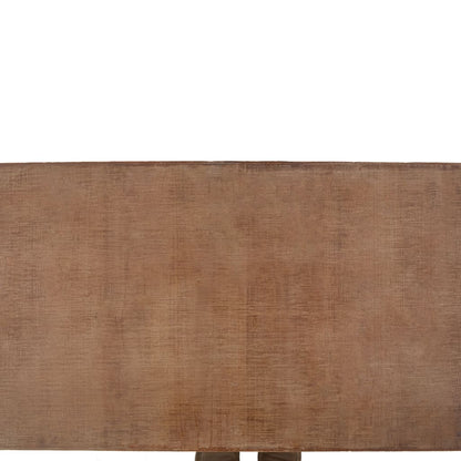 Soffbord massivt granträ 91x51x38 cm brun