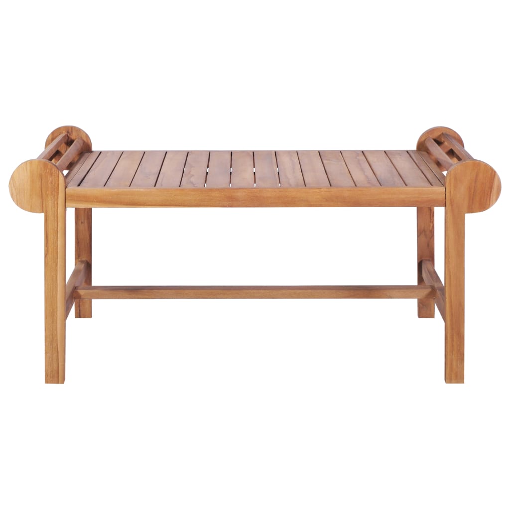 Soffbord 100x50x45 cm massiv teak