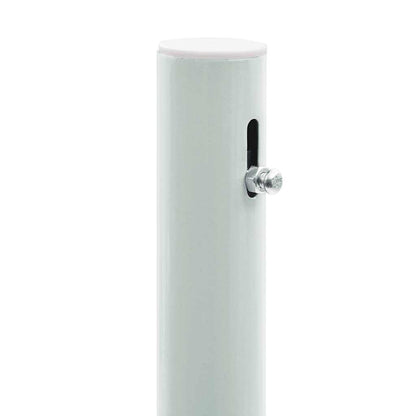 Infällbar sidomarkis 160 x 500 cm gräddvit