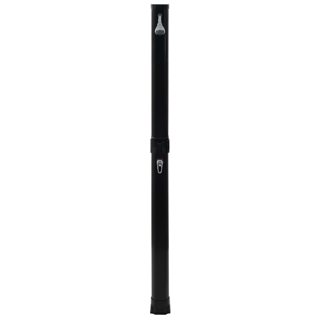 Hopfällbar soldusch svart 214 cm 23 L