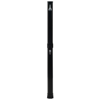 Hopfällbar soldusch svart 214 cm 23 L