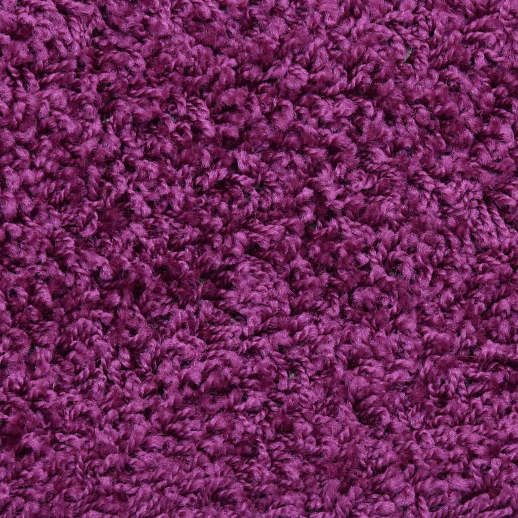 Trappstegsmattor 15 st violett 65x21x4 cm