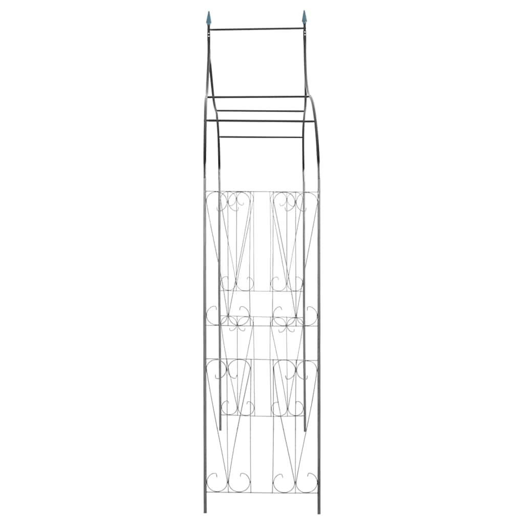 Pergola för klätterväxter mörkgrön