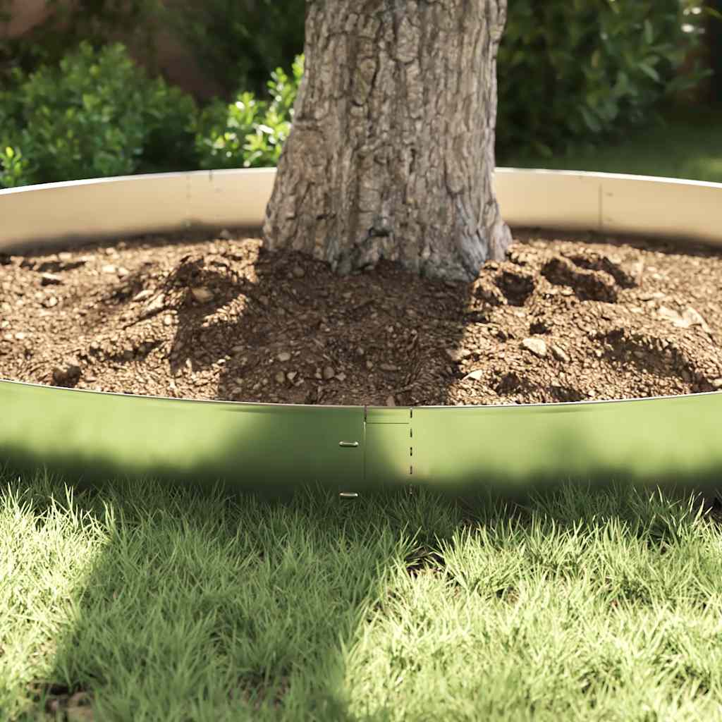 Rabattkant 10 st 100 x 14 cm flexibelt galvaniserat stål