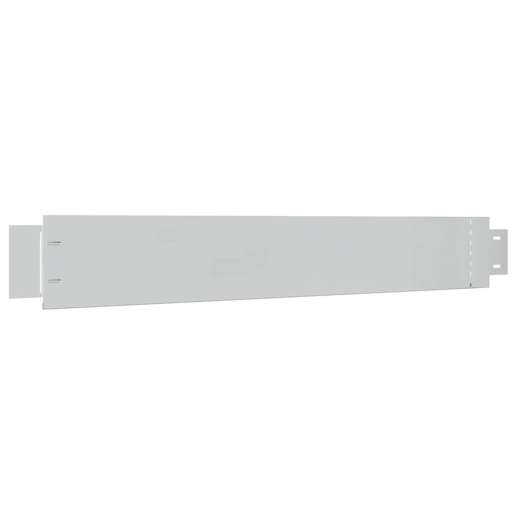 Rabattkant 10 st 100 x 14 cm flexibelt galvaniserat stål