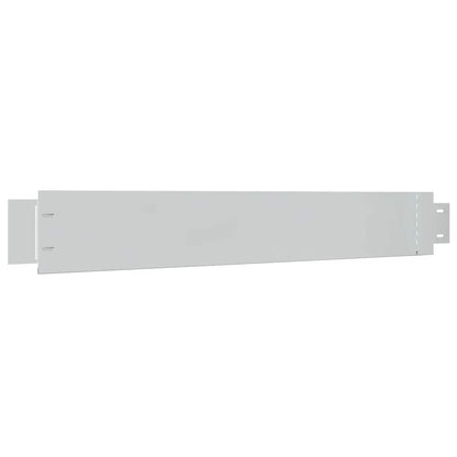 Rabattkant 10 st 100 x 14 cm flexibelt galvaniserat stål