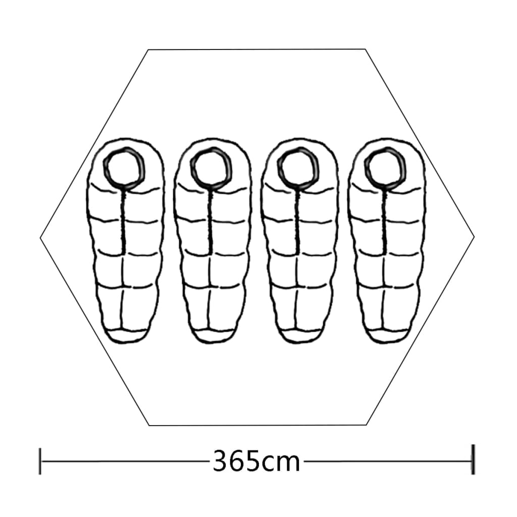 4-mannatält blå