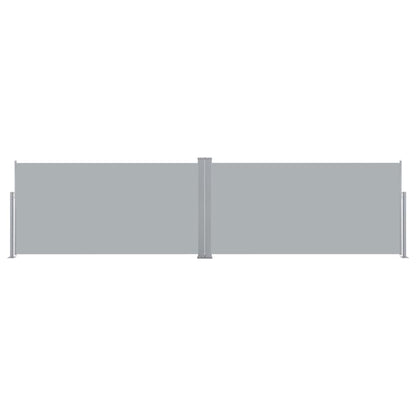 Infällbar skärm 160x600 cm grå
