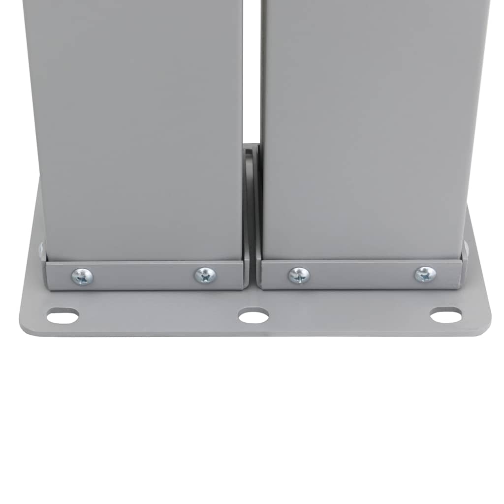 Infällbar skärm 160x600 cm grå