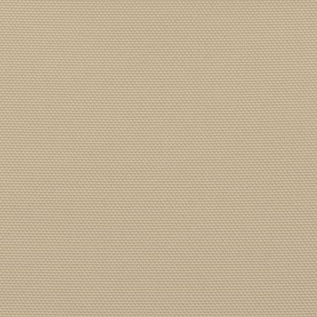 Solsegel oxfordtyg kvadratiskt 3,6x3,6 m beige