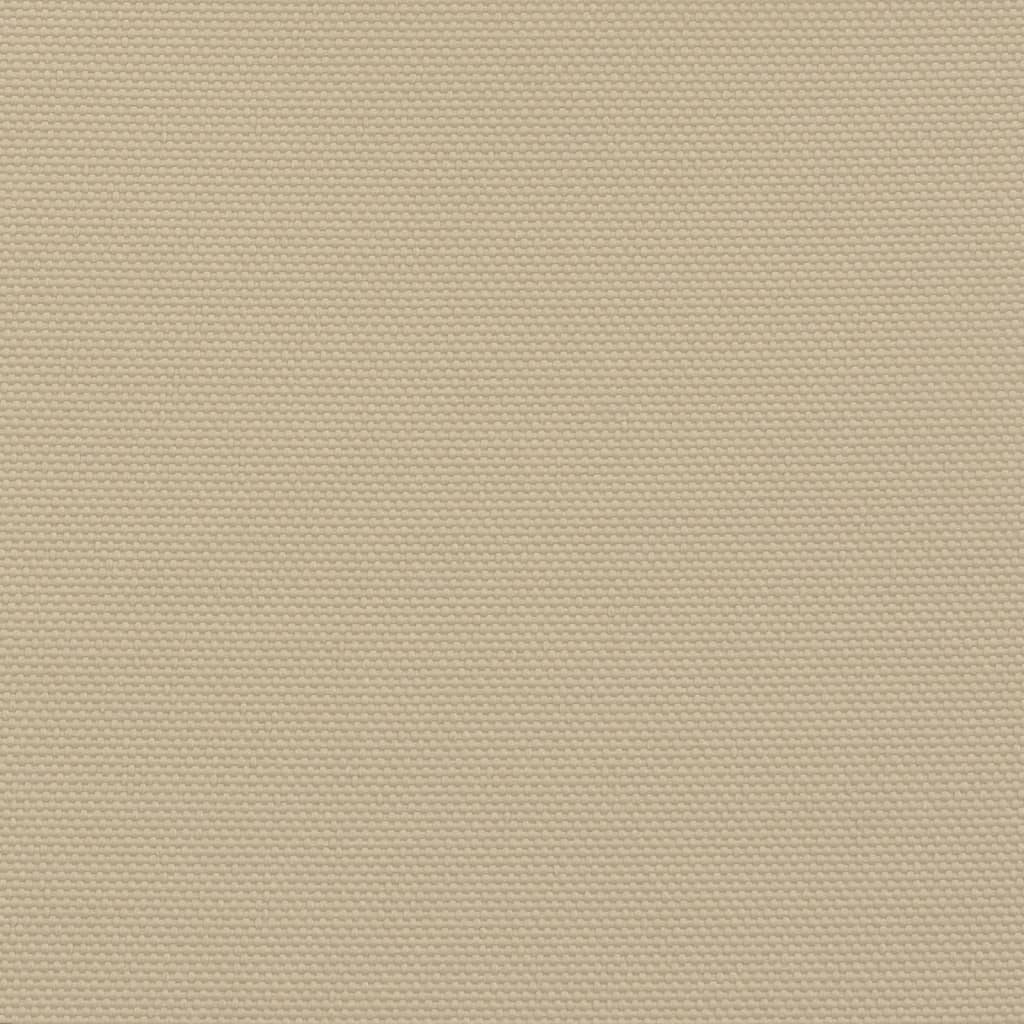 Solsegel Oxfordtyg trekantigt 5x5x5 m beige