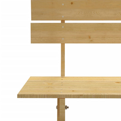 Trädgårdsbänk 150 cm impregnerad furu