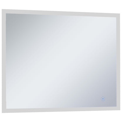 Badrumsspegel LED med touch-sensor 80x60 cm