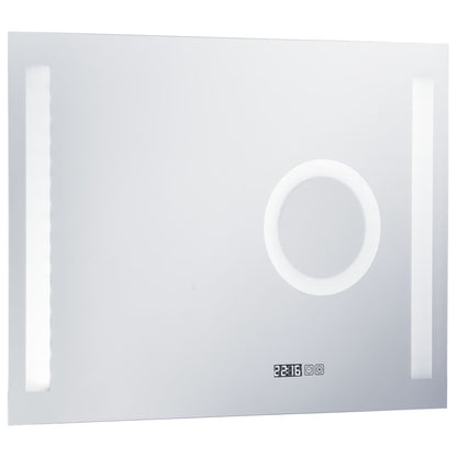 Badrumsspegel LED med touch-sensor 80x60 cm