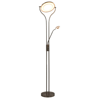 Golvlampa 18 W silver 180 cm dimbar