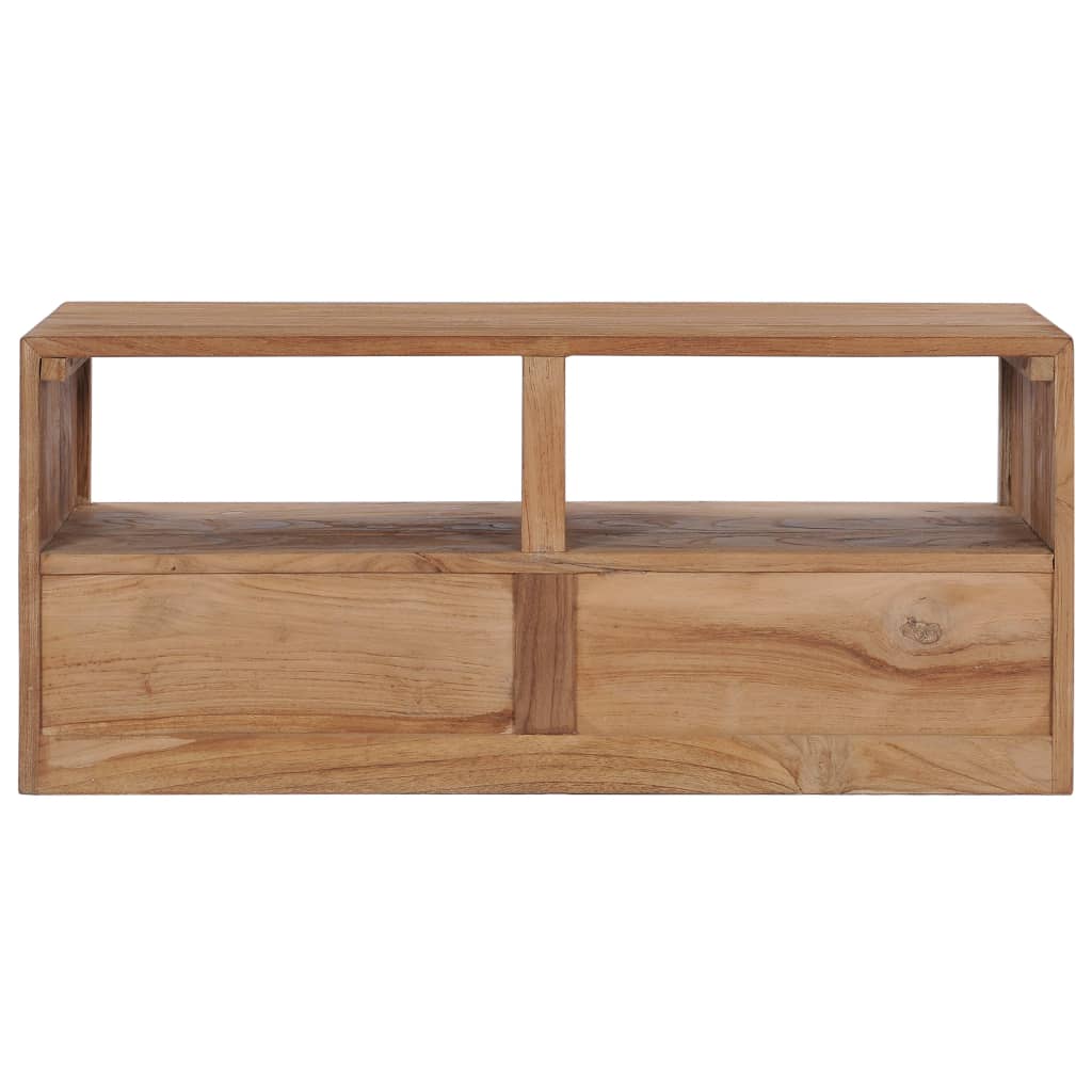 TV-bänk 90x30x40 cm massiv teak