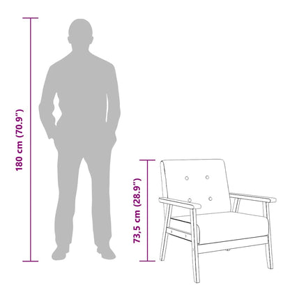 Fåtölj svart konstläder