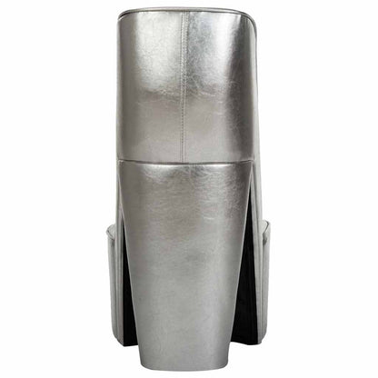 Stol klacksko silver konstläder