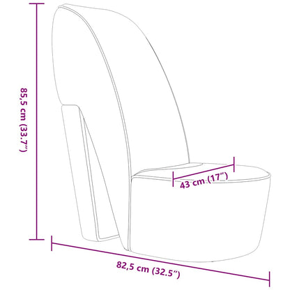 Stol klacksko silver konstläder