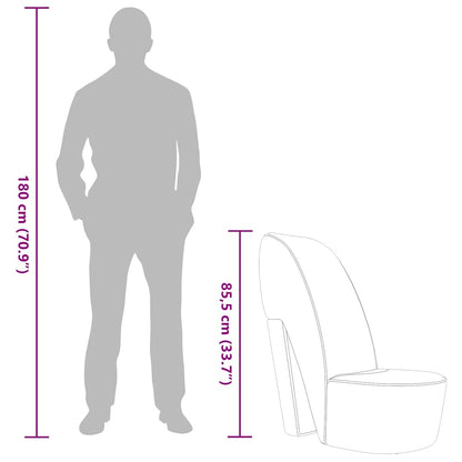 Stol klacksko guld konstläder