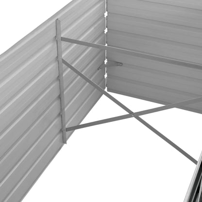 Odlingslåda upphöjd antracit 320x80x45 cm galvaniserat stål