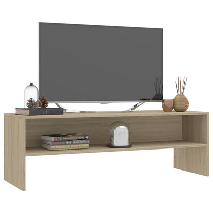 Tv-bänk sonoma-ek 120x40x40 cm konstruerat trä