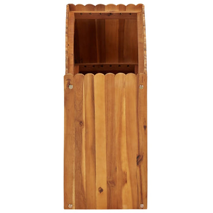 Odlingslåda upphöjd 100x30x50 cm massivt akaciaträ