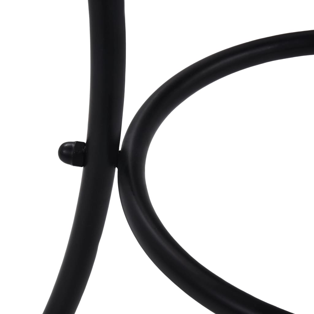 Mosaikbord orange/grå 60cm keramik